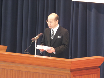 H25入学式校長式辞