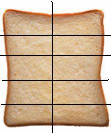 食パン10等分